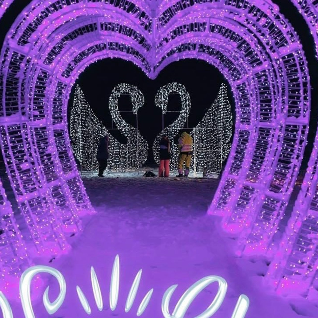 Step into a magical realm where twinkling lights decorate snowy landscapes creating a winter playground perfect for families and friends seeking unique experiences in Rovaniemi.