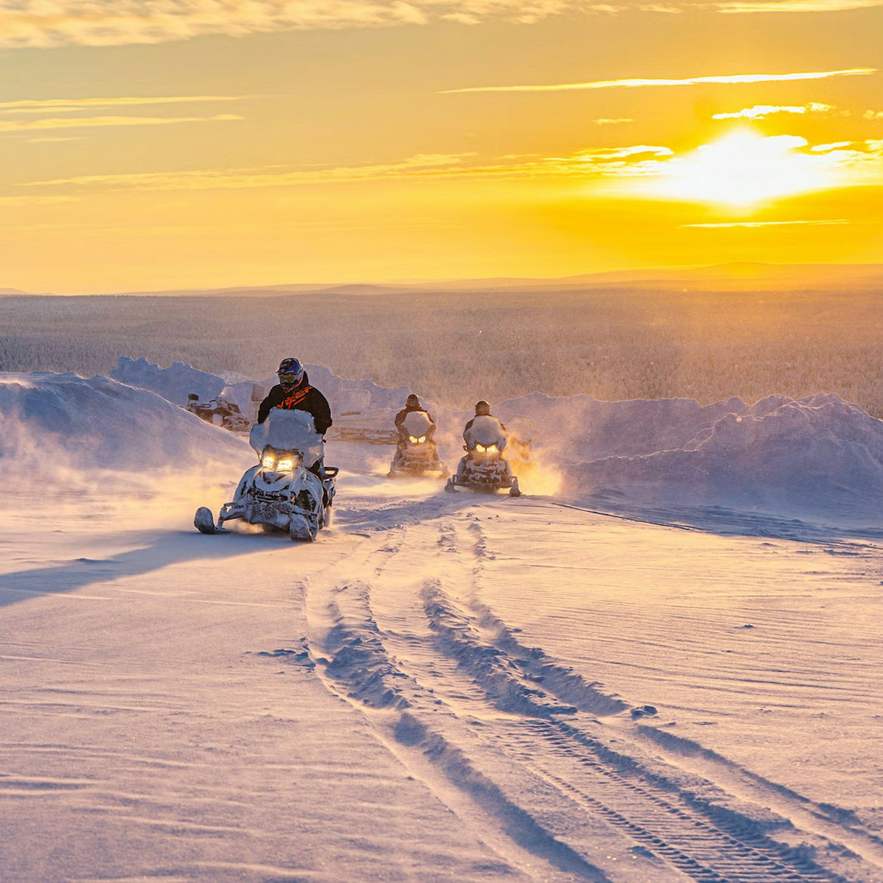 Lapland: Snowmobile Adventure with Transfer - Photo 1 of 6