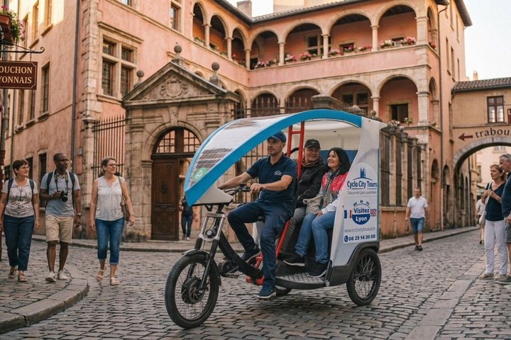 1 or 2-Hour Pedicab tour of Lyon - Photo 1 of 17