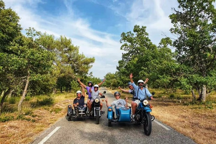 From Aix-en-Provence: 2-Hour Wine & Scenery Sidecar Tour - Photo 1 of 13