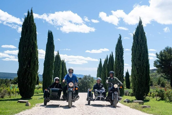 From Aix-en-Provence: 2-Hour Wine & Scenery Sidecar Tour - Photo 1 of 6