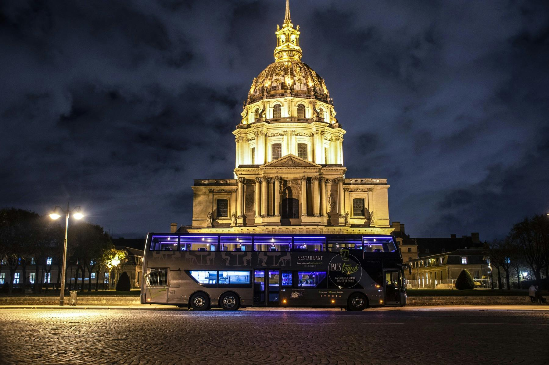 Bus Toqué Paris: 5-Course Dinner Tour - Photo 1 of 6