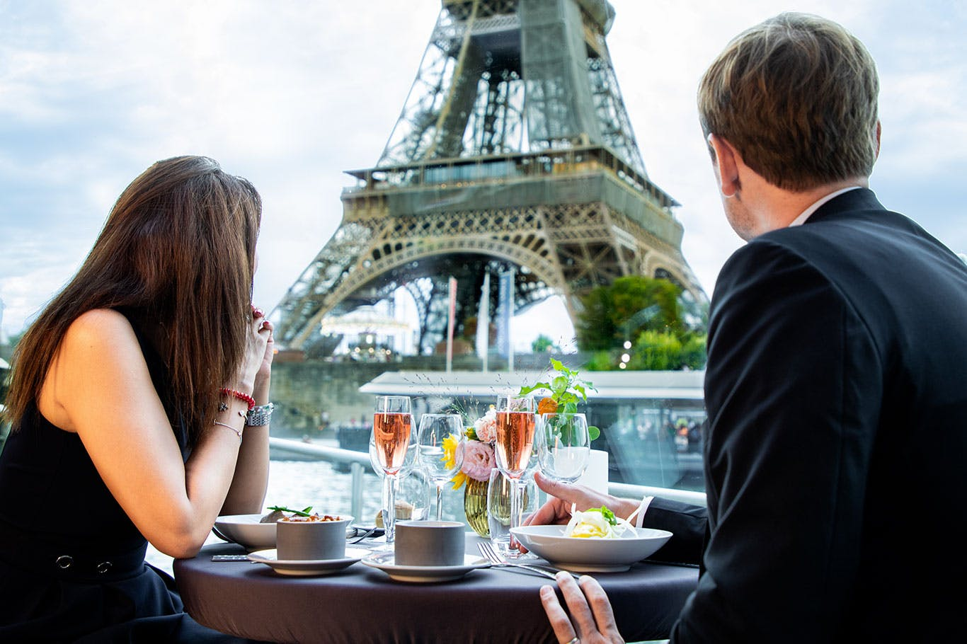 Seine River: 3-Course Dinner Cruise with Drinks by Bateaux Parisiens - Photo 1 of 8