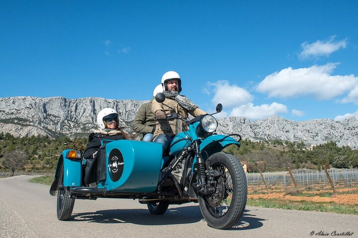 From Aix-en-Provence: 1-Hour Scenic Sidecar Tour on Cézanne Road - Photo 1 of 11