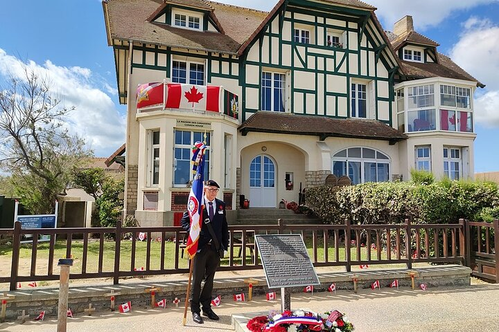 Normandy, France: Canada House along Juno Beach in Normandy France