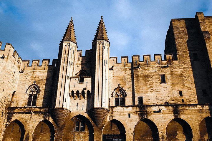 The splendour of the Palais des Papes, Avignon