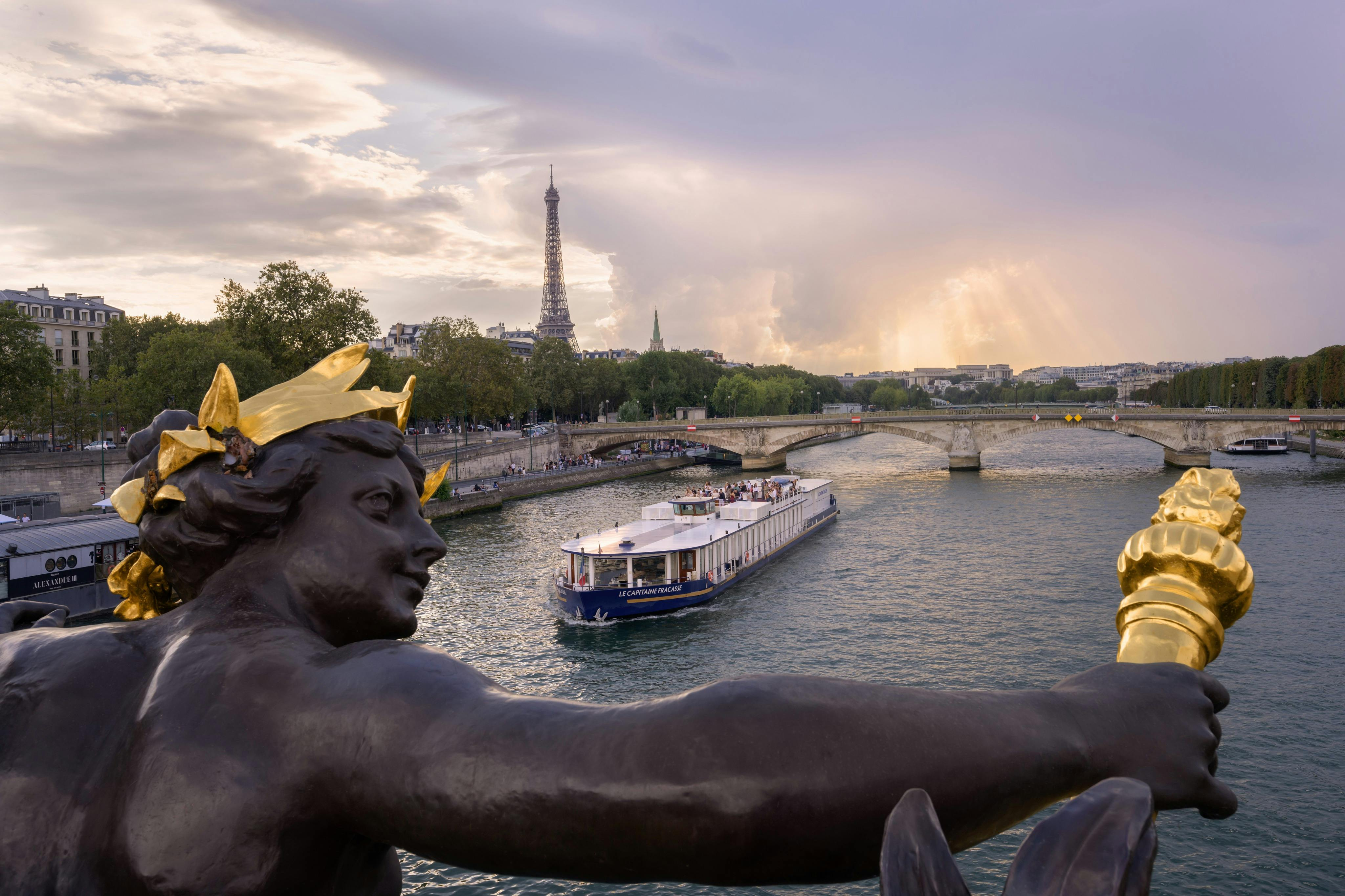Seine River: 3-Course Gourmet Dinner Cruise by Le Capitaine Fracasse - Photo 1 of 5