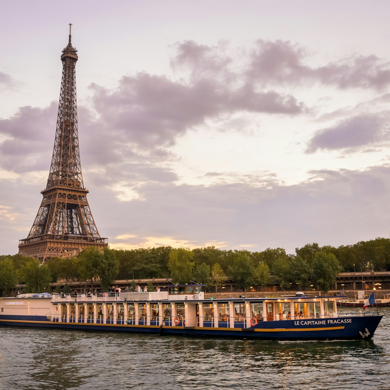 Seine River: 3-Course Gourmet Dinner Cruise by Le Capitaine Fracasse - Photo 1 of 3