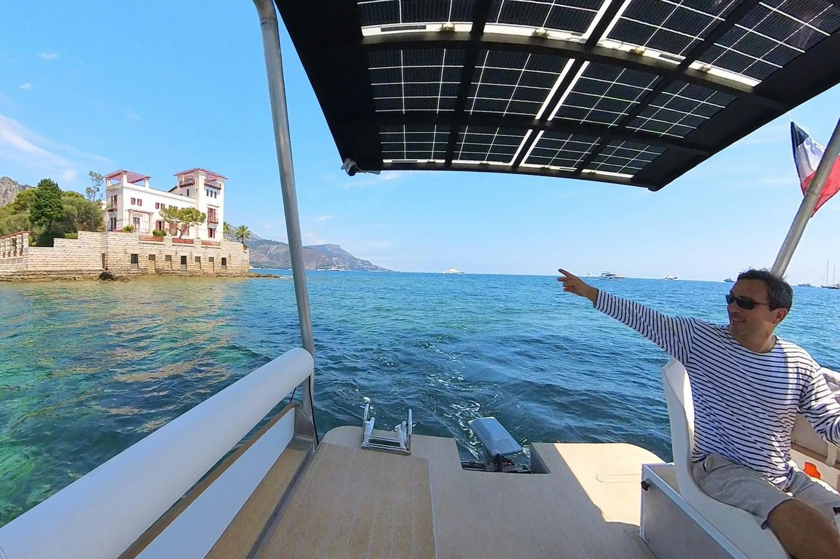 Beaulieu-sur-Mer: Romantic Cruise on a Solar Electric Boat - Photo 1 of 6