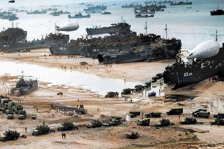 Omaha and Utah beaches