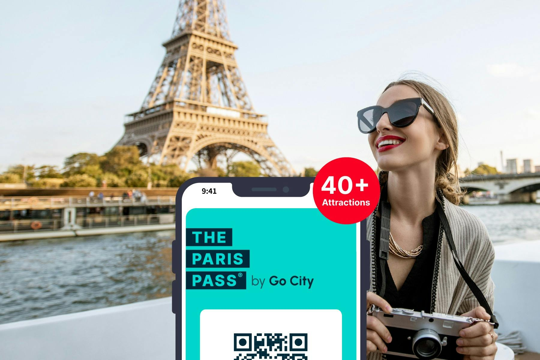 Paris Pass: 1 to 6-Day Pass with 40+ Attractions - Photo 1 of 8