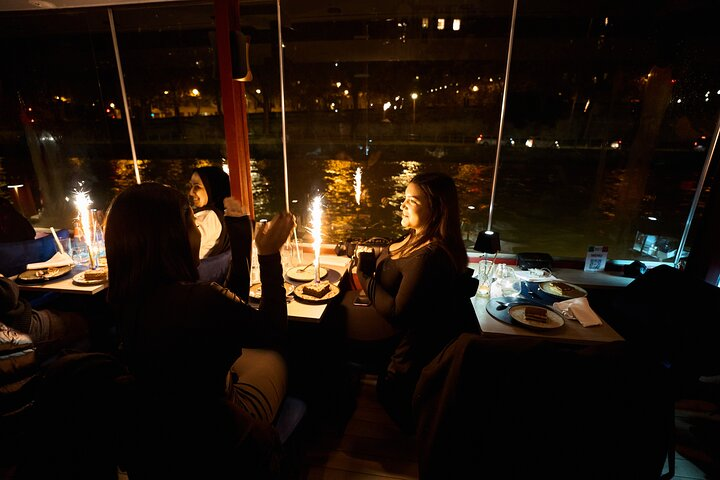 Paris Theo Boat Seine River Italian Trattoria Style Dinner Cruise - Photo 1 of 25