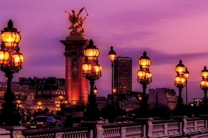 Alexandre III bridge shining in the night !