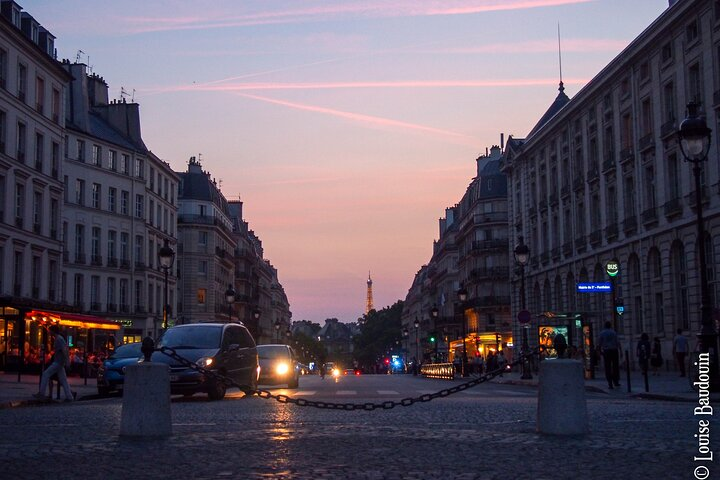 sunset from the Place du Panthéon