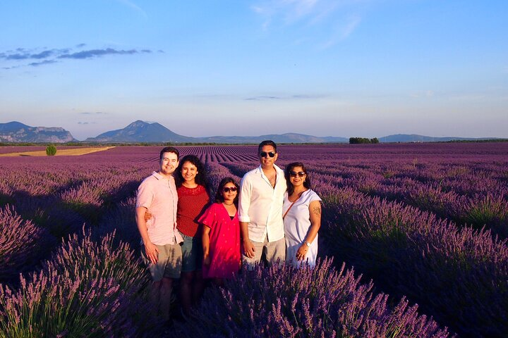 sunset lavender field 1