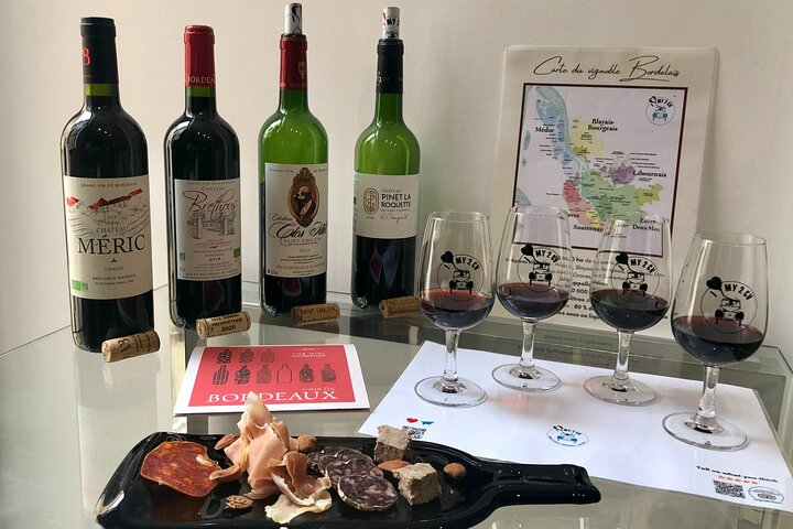 Tasting of Bordeaux red wines, wine and charcuterie pairings  - Photo 1 of 11