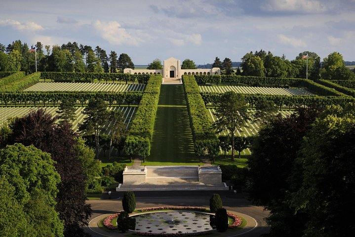 WW1 Meuse Argonne, American Cemetery in Romagne (France). The Largest U.S Military Cemetery in Europe with 14246 graves.