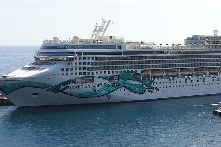 Ship entering Villefranche habor