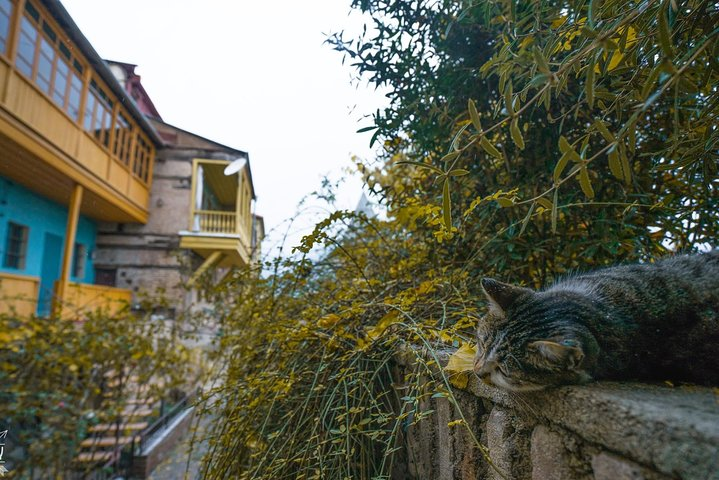 Old street in Tbilisi city