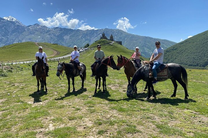 Kazbegi Horseback Ride to Gergeti Trinity Church (Iconic Views) - Photo 1 of 12
