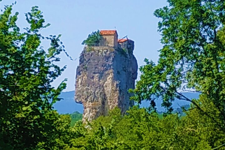 Natural limestone monolith "The Katskhi Pillar"