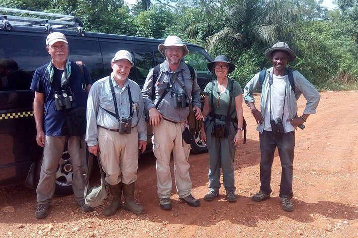 After a bird watching session.