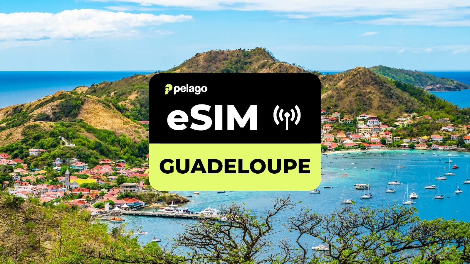 Guadeloupe eSIM by Pelago - Photo 1 of 4