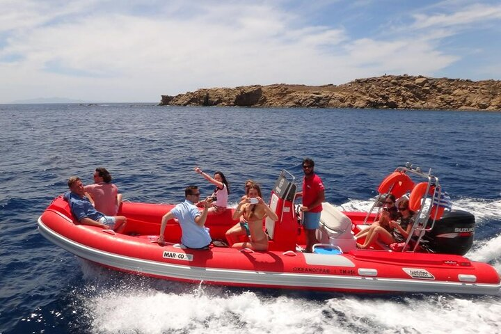 2-Hour Mykonos Private Sea Safari and Snorkeling on a Powerboat - Photo 1 of 11