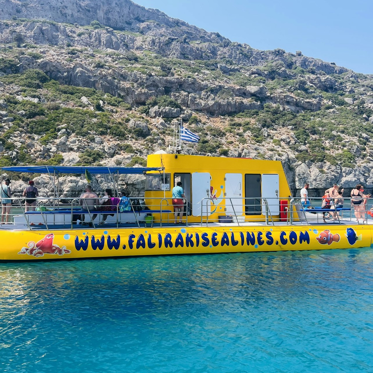 Rhodes: 3-Hour Yellow Semi-Submarine Swim Cruise with Drinks - Photo 1 of 3