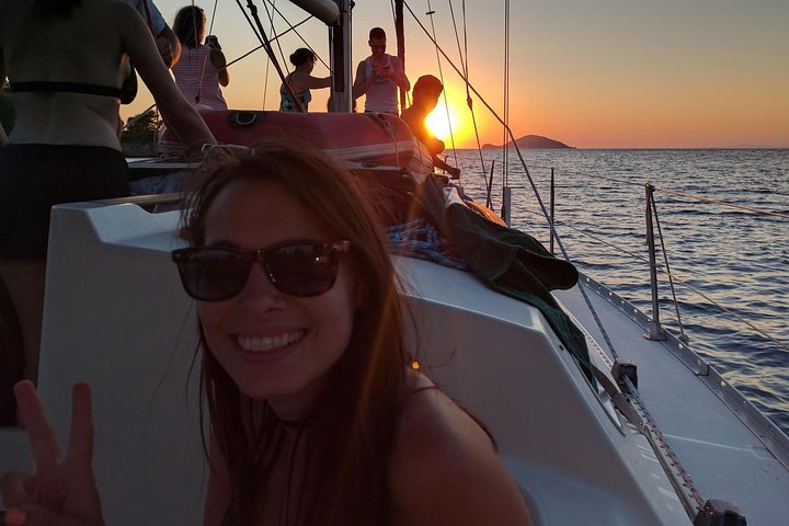 3 hours Neos Marmaras: Day or Sunset Sailing Tour Coves & Islands - Photo 1 of 12