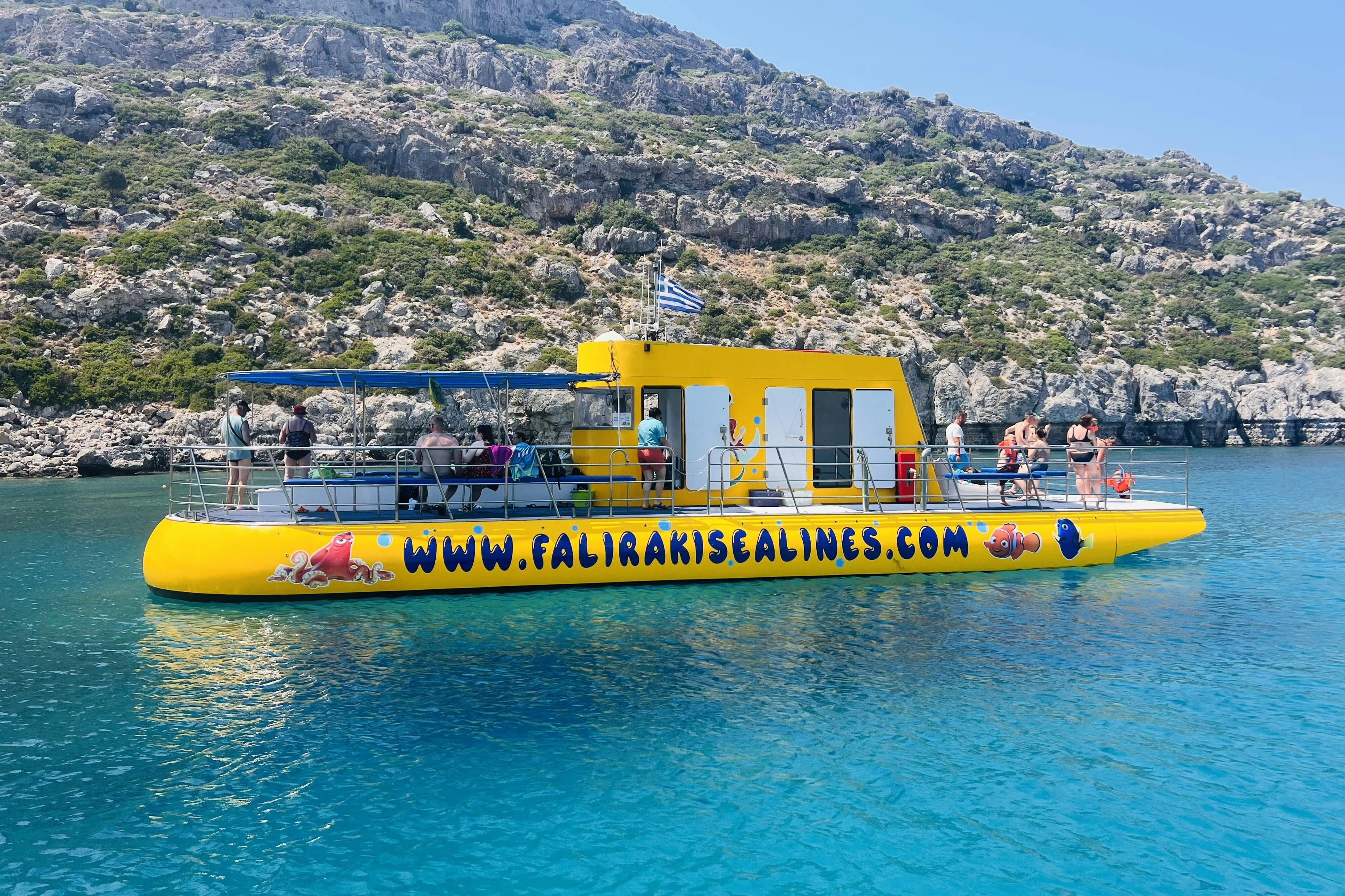 Rhodes: 45' Yellow Semi-Submarine City Cruise - Photo 1 of 3