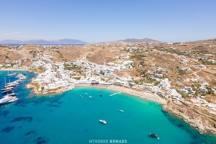 Visit 6 different party-beaches in Mykonos