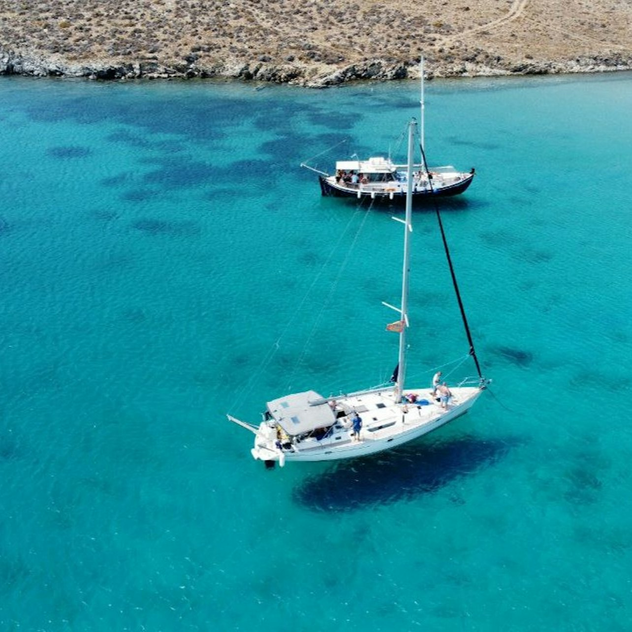 Mykonos Beach Safari & Rhenia: Sunset Yacht Cruise + Dinner - Photo 1 of 4