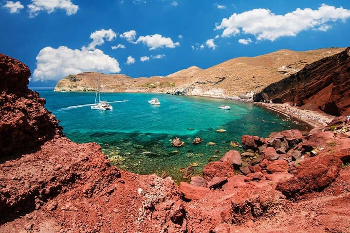amazing red beach