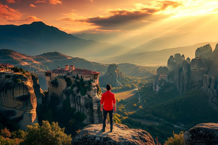 Athens: 2-Day Meteora Monasteries & Cave Guided Tours + Hotel - Photo 1 of 12