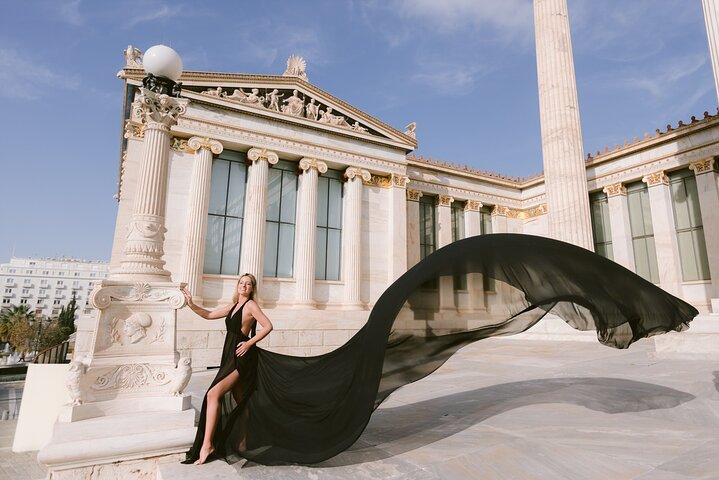 Athens Flying Dress Photo Shoot with a Professional Photographer - Photo 1 of 6
