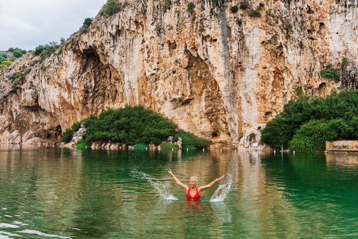 Thermal Lake Vouliagmeni and Beach Private Tour in Athens - Photo 1 of 8