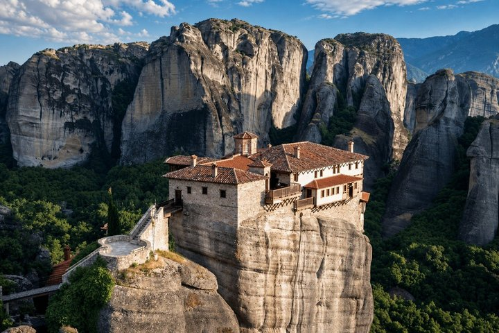 Meteora Monasteries & Caves DayTrip from Athens with Greek Lunch - Photo 1 of 25