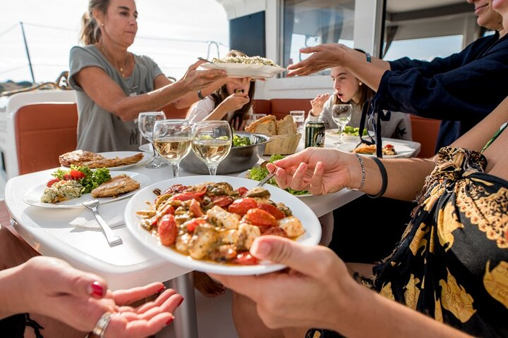 Athens Semi Private Sunset Catamaran Cruise with meal & drinks - Photo 1 of 14