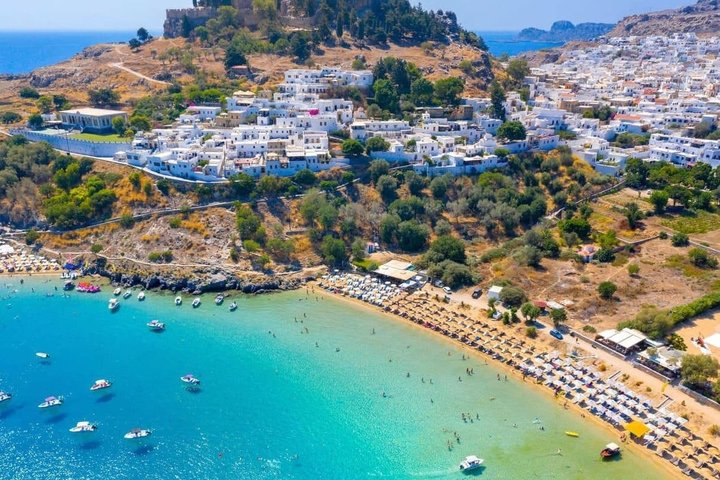 Lindos Relaxing Cruise: “Santorini-style” Village & 2 Swim Stops - Photo 1 of 25