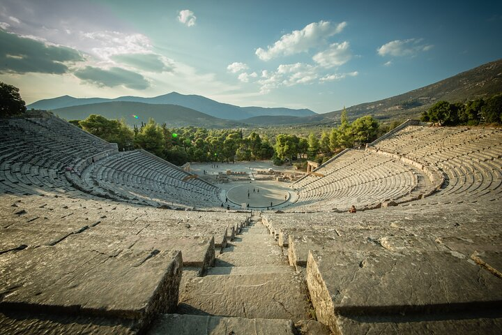 The first theater in the world, the Epidaurus theater