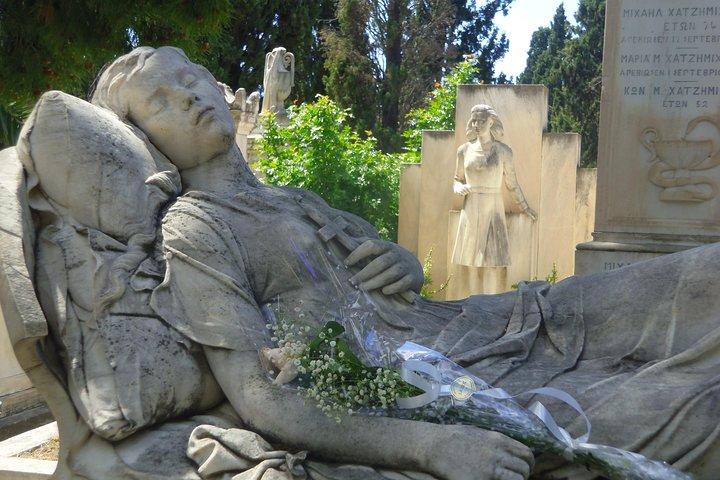 Athens' First Cemetery is home to many beautiful works of art
