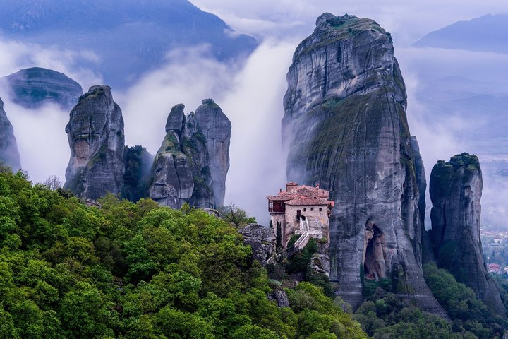 Athens: Meteora Monasteries Tour, Caves, Beachfront Stops & Lunch - Photo 1 of 25