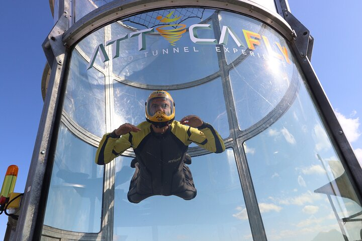 Experience the excitement of freefall in the only wind tunnel in Greece set against the stunning backdrop of Athens. Perfect for adventure seekers wanting safe indoor thrills.