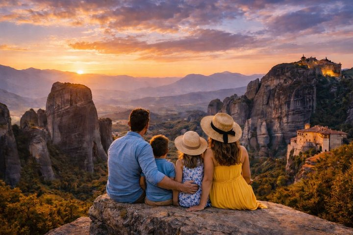 Majestic Sunset Meteora Tour with Local Guide - Photo 1 of 25