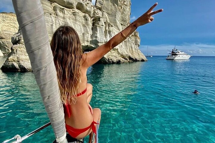 Milos and Polyaigos Full Day Cruise with Meals and Snorkelling - Photo 1 of 8