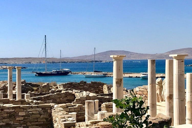 Rhenia: Yacht Cruise from Mykonos + Delos Guided Tour + Lunch - Photo 1 of 8