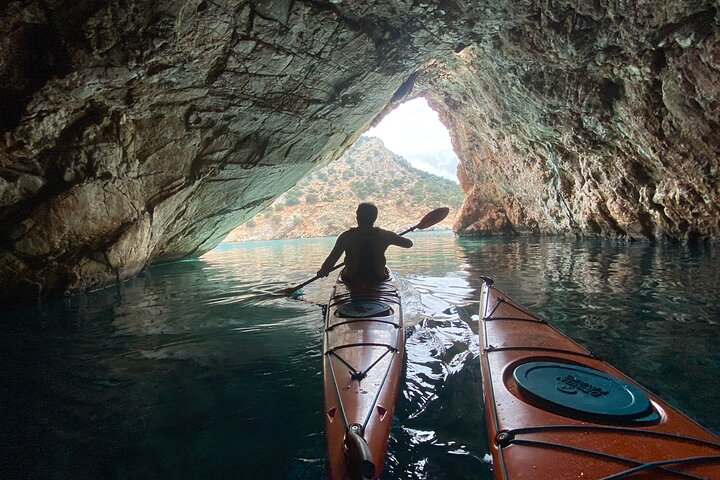 Naxos: Rhina Cave Sea Kayaking Tour - Photo 1 of 24