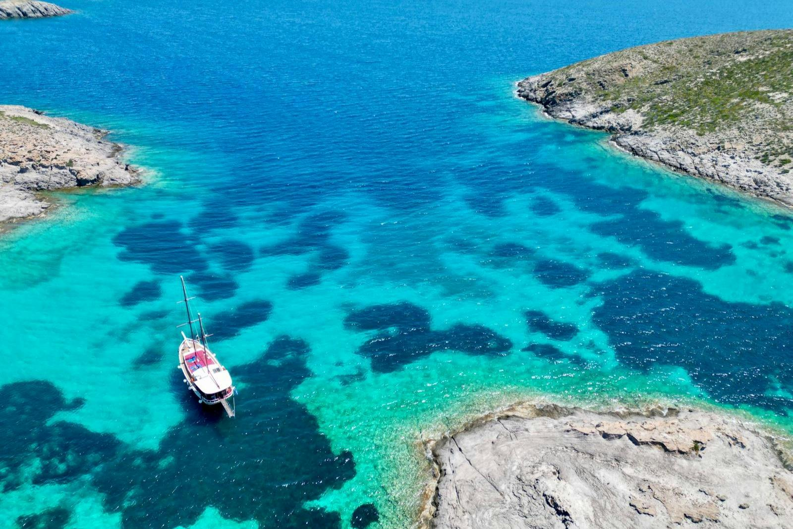 Paros, Antiparos, Despotiko, Blue Lagoon: Private Galatea Tour + Meal - Photo 1 of 18