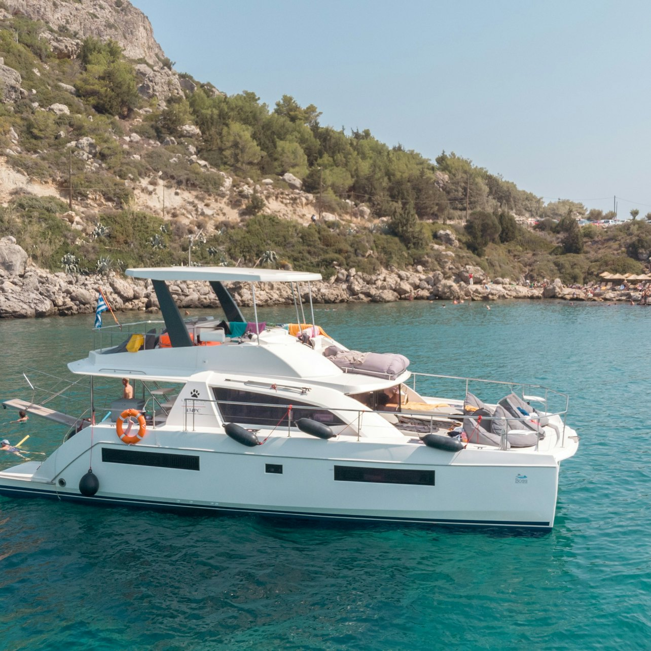 Rhodes: Power Catamaran Day Cruise with Lunch - Photo 1 of 6